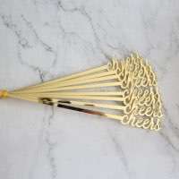 Acrylic Stirrer Wedding Supplies Personalized Custom